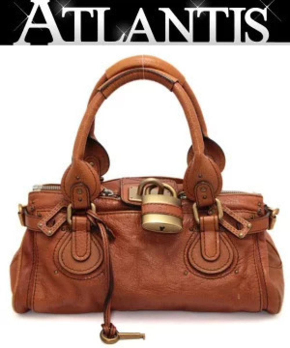 Chloe Paddington Handbag Leather Brown